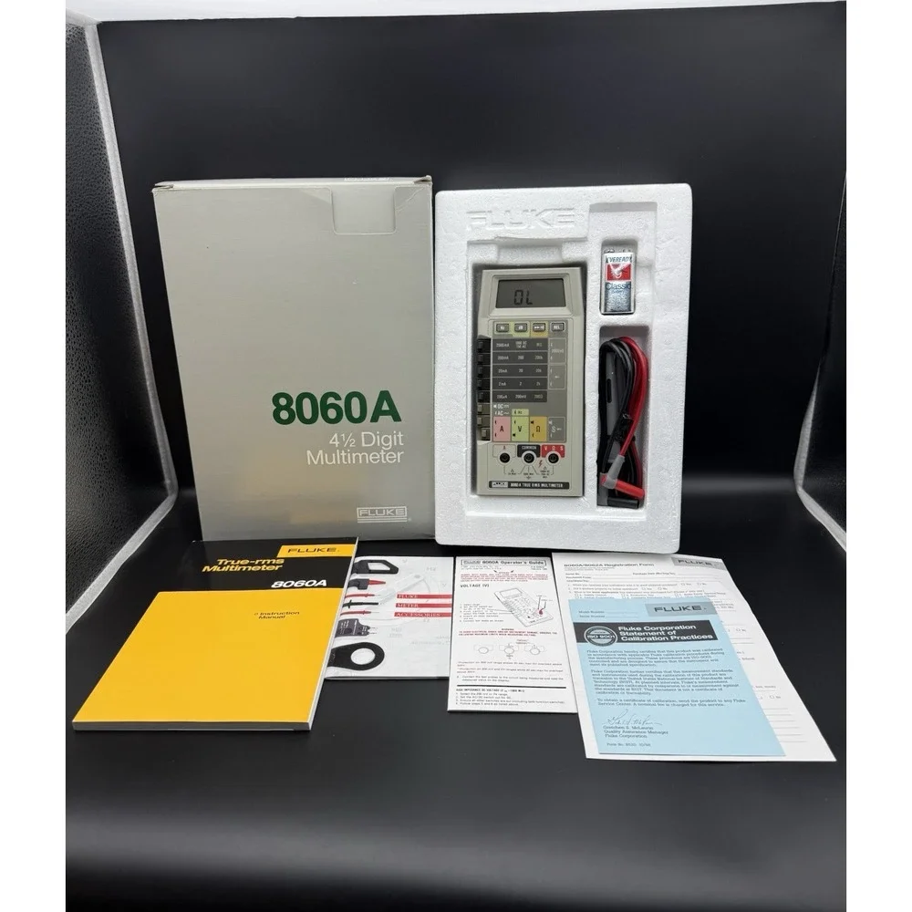 Fluke 8060A True RMS Multimeter - Mint Condition - Still in original packaging.